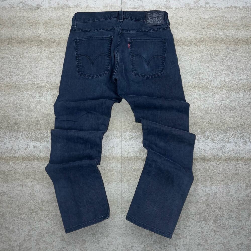Vintage Y2K Levis Jeans 511 32x30 Skinny Fit Navy Blue Wash Denim 99% Cotton